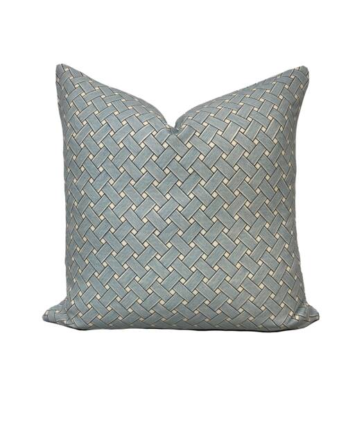 Soane Great Britain - Adam Bray Webbing Azure Cushion Cover Pillow Double Sided - image 1