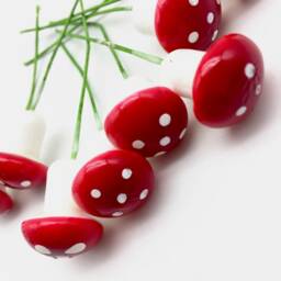 Mini 3D Toadstool Mushroom Fairy Decoration Embellishment Crafts - thumbnail 3