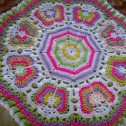 Butterflies Crochet Blanket - thumbnail 3