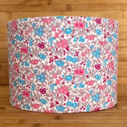 Liberty London Lampshade Pink Forget Me Not Floral Cotton - thumbnail 3