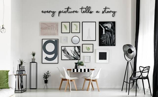 Every Picture Tells A Story Word Art - Acrylic Wall Decor - image 1