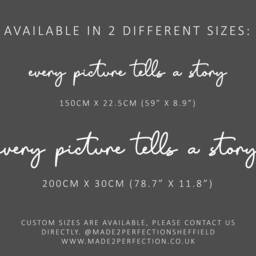 Every Picture Tells A Story Word Art - Acrylic Wall Decor - thumbnail 3