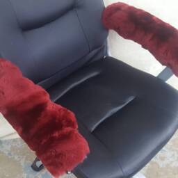 Sheepskin Arm Rest Cover Made By Me in The UK - thumbnail 2