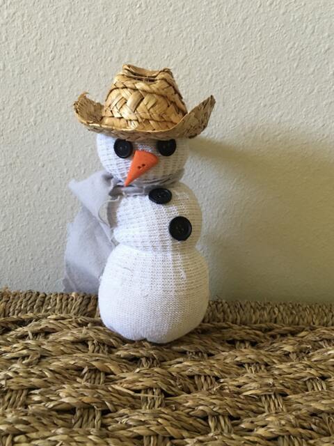 Cowboy Snowman