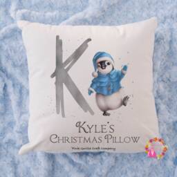1st Christmas, Child Pillow, Christmas Gift, New Baby Cushion, Personalised Children's Gift For Girl, Boy - thumbnail 2