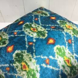 Handwoven Silk Ikat Pillow Cover, Modern Home Decor - 24x24 - thumbnail 4