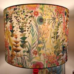 Lampshade Liberty Of London Prospect Road Tresco Kaffe Fasset Chrysanthemum Visteria For Table Lamp Or Ceiling Drum Shade - thumbnail 3