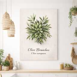 Botanical Plant Prints & Deluxe Greeting Cards. Stylish Foliage Wall Art. Elegant Nature Home Decor. Set Of 8, Poster And - thumbnail 1