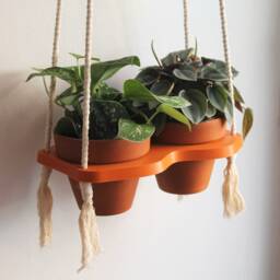 Plant Hanger/Macrame Planter Hanging Terracotta Pot Medium Pothos Peperomia Cotton Rope Pla