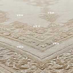 Hand Knotted Wool Oushak Rug, Ivory Floral Afghan Style - thumbnail 2