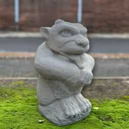 Gargoyle Creature Statue Concrete Guardian Figurine Outdoor Gothic Ornament Stone Sculpture Handmade Fantasy Monster Decor Gift - thumbnail 3