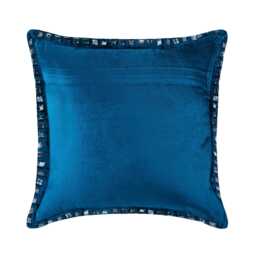 "Velvet Royal Blue Couch Pillow 16""x16" - thumbnail 1