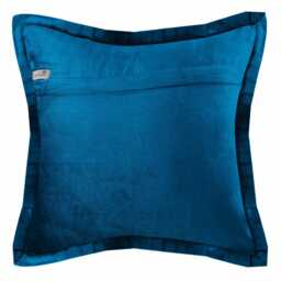 "Velvet Royal Blue Couch Pillow 16""x16" - thumbnail 3
