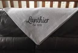 Personalized Blanket, Family Name Grandparent Gift, Blanket For Grandma, Canada - thumbnail 1