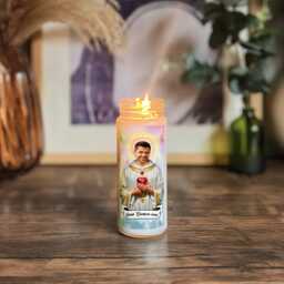 Personalized Prayer Candle Custom Saint Soy Wax Candle, Funny Novelty Gift - thumbnail 2