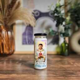 Personalized Prayer Candle Custom Saint Soy Wax Candle, Funny Novelty Gift - thumbnail 3