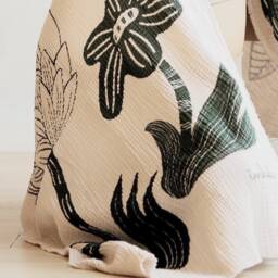 "Organic Cotton Muslin Blanket " - thumbnail 4