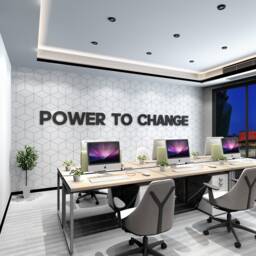 Power To Change Wall Print Alternative Art, Office Decor, Inspirational Print, Motivational - Skupoch - thumbnail 1