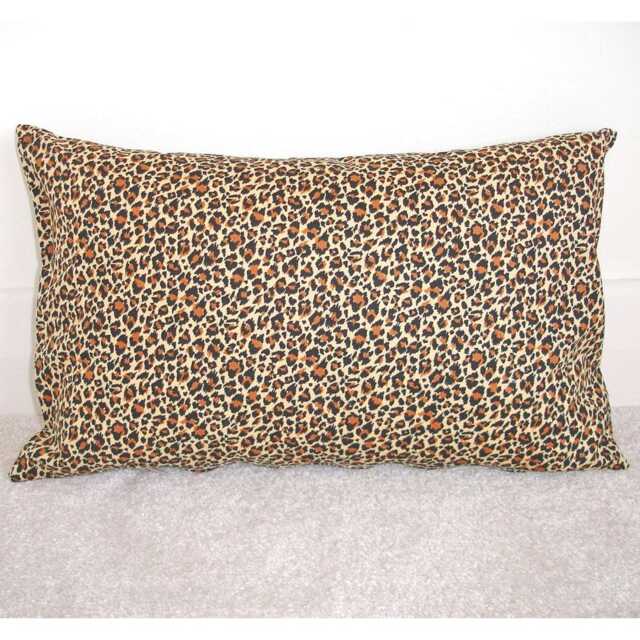 "Leopard Print Tempur Travel Pillow Cover 16""x10" - image 1