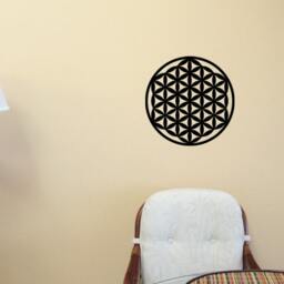Flower Of Life Sacred Geometry Wall Art New Age Decal - thumbnail 2