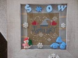 January Let It Snow Wall Hanging - thumbnail 1
