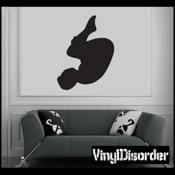 Scuba Diver Vinyl Wall Decal Or Car Sticker - Divingst003Et - image 1