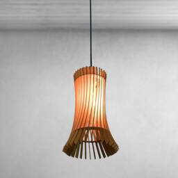 Handmade Baltic Birch Wood Pendant Light - Modern Chandelier Lighting