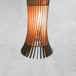 Handmade Baltic Birch Wood Pendant Light - Modern Chandelier Lighting - thumbnail 3