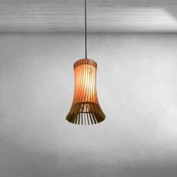 Handmade Baltic Birch Wood Pendant Light - Modern Chandelier Lighting - thumbnail 4