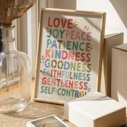 Fruit Of The Spirit Wall Art, Christian Decor - Digital Download - 212 - thumbnail 2