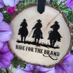 Yellowstone Ride For The Brand Wooden Christmas Ornament, Dutton Ranch, Cattle Brand, Yellowstone, John, Beth, Kasey, Free Personalization - thumbnail 3