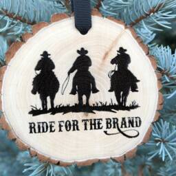 Yellowstone Ride For The Brand Wooden Christmas Ornament, Dutton Ranch, Cattle Brand, Yellowstone, John, Beth, Kasey, Free Personalization - thumbnail 2