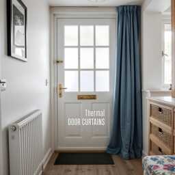 Thermal Door Curtains, Front Curtain, Winter Curtains, Insulated Covers, Thick Heavy Curtains