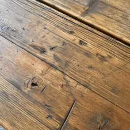 Bench With Shelf Made From Scaffold Planks, Tv Bench Sideboard, Lowboard, Rustic Plank Bench, Wooden Reclaimed Wood, Solid Wood - thumbnail 4