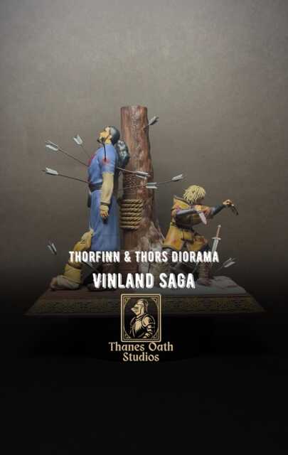Vinland Saga Thorfinn & Thors, Maximum Detailed 16K 3D Resin Printed Diorama Model/statue - image 1