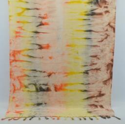 Dip Dye Batik Towel, Colorful Towel, Surfer Beach Towel, 38''x65 - thumbnail 1