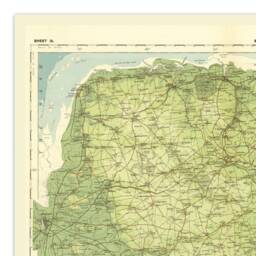 Old Norfolk Map - 1903 English Maps Bartholomew Poster Wall Art Print - thumbnail 3