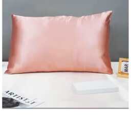 Personalised Bridesmaid Gift Set Rose Gold Satin Pillowcase, Eye Mask & Bag Botanical Proposal - thumbnail 4