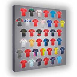 Nottingham Forest, Shirts 2011-25, Wall Canvas, Picture, Print, Art, 67cm X - thumbnail 3