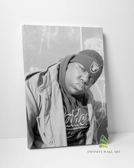 Biggie Smalls Notorious Big Canvas Art Print Wall Framed Picture Music Decor Ready To Hang -C542 - image 1