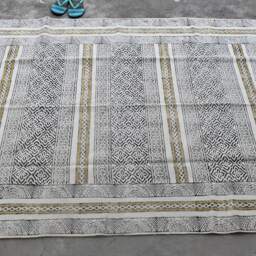 Large - 10x14 Ft Indian Rugs, Cotton Rug, Woven Area Decor Rustic Decorative Bohemian Indian Rugs - thumbnail 2