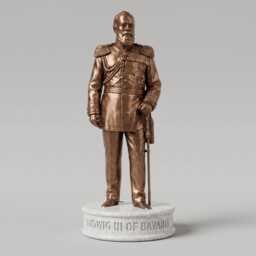 Ludwig Iii Of Bavaria Historical Royal Collectible Statue