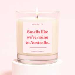 Australia Candle Gift For Her - Surprise Trip Smells Like We're Going To - thumbnail 1