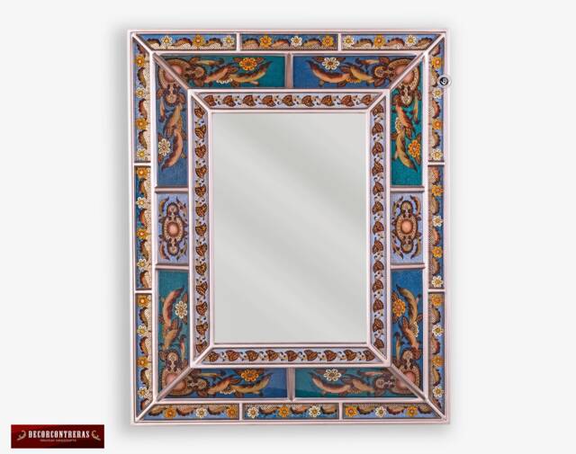 "Peruvian Wall Mounted Accent Mirror " - image 1
