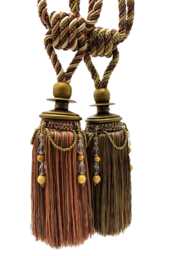 Decorative Drapery Curtain Tassel Tieback - Trimland Cavalier Collection 3378-10 2 Color Options Sold By The Piece