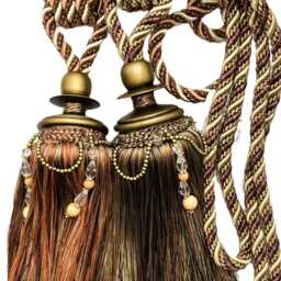 Decorative Drapery Curtain Tassel Tieback - Trimland Cavalier Collection 3378-10 2 Color Options Sold By The Piece - thumbnail 2