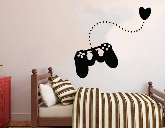 Gamer Controller Wall Decal Video Game Room Decor 2875 - image 1