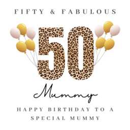 Personalised Mummy 50Th Birthday Candle Gift Cards Hamper Gifts For Her W - thumbnail 4