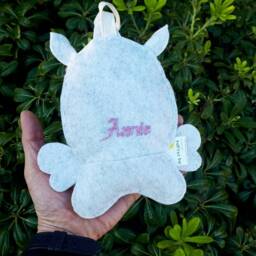 Unicorn - Tooth Fairy Pillow 100% Pure Wool Felt, Perth Australia - thumbnail 2