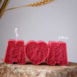 Mom Candle Handcrafted Soy & Beeswax Sculptural Candle - thumbnail 3